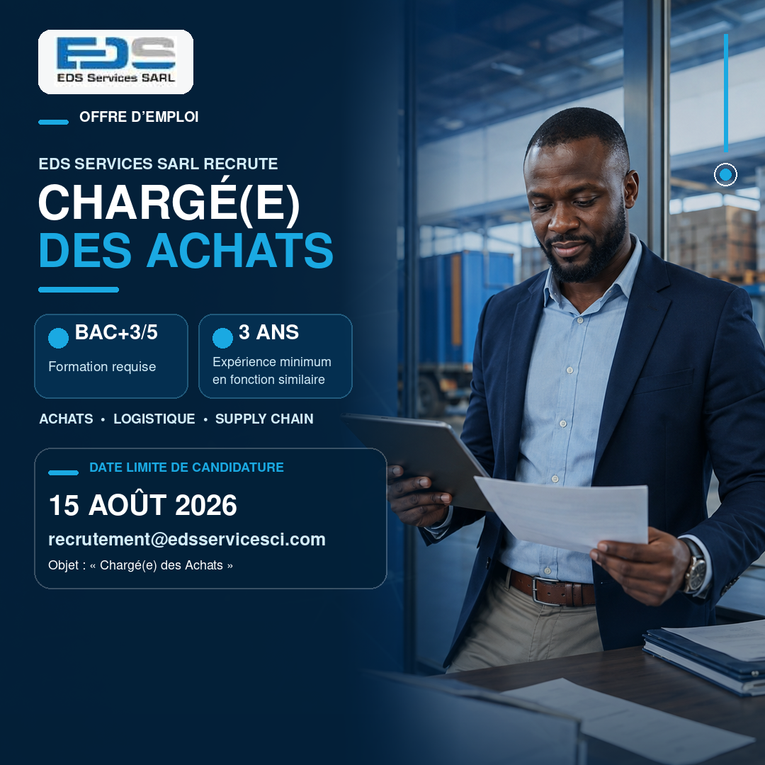 Visuel de l’offre CHARGE(E) DES ACHATS