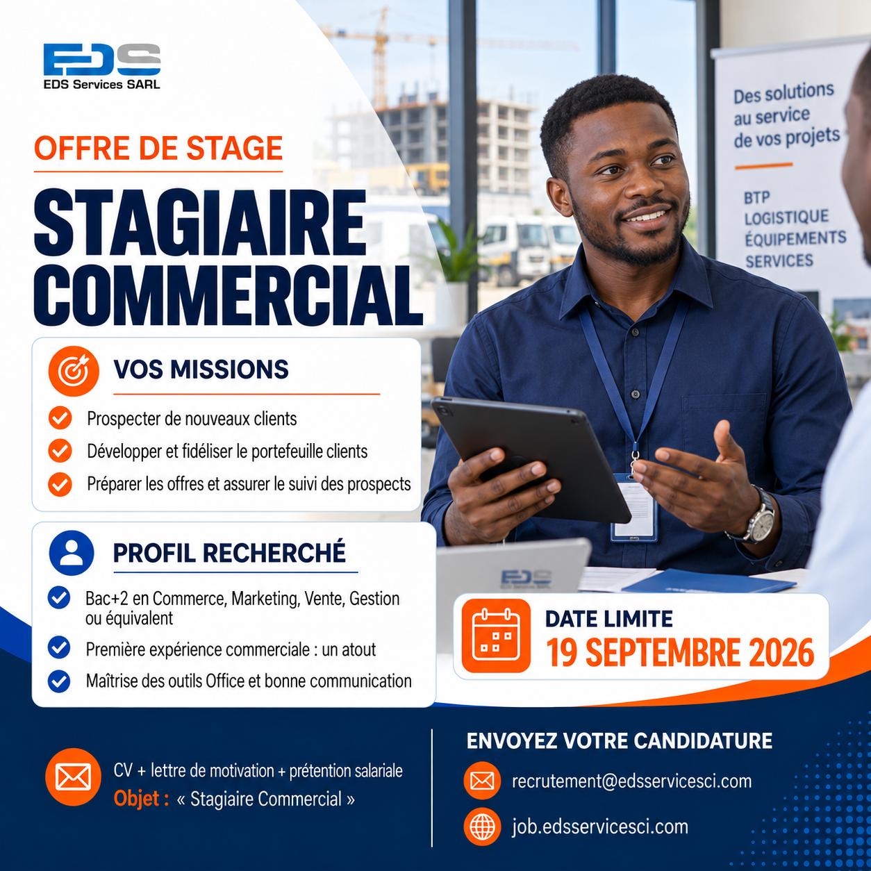 Visuel de l’offre Stagiaire commercial