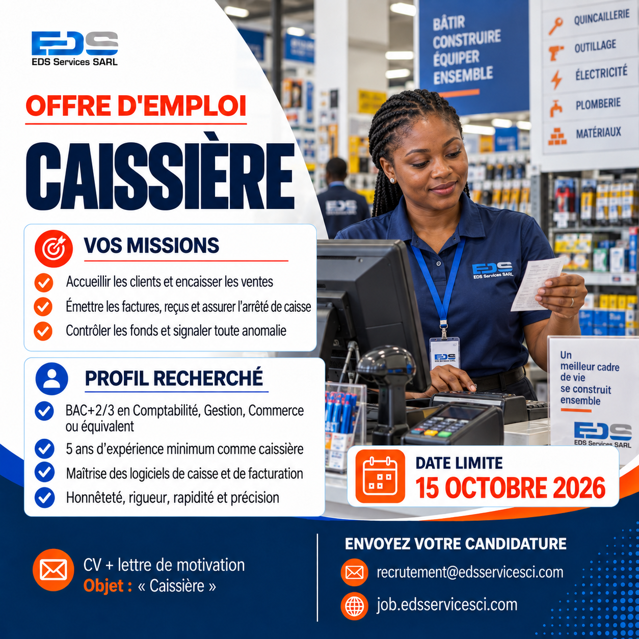 Visuel de l’offre CAISSIERE