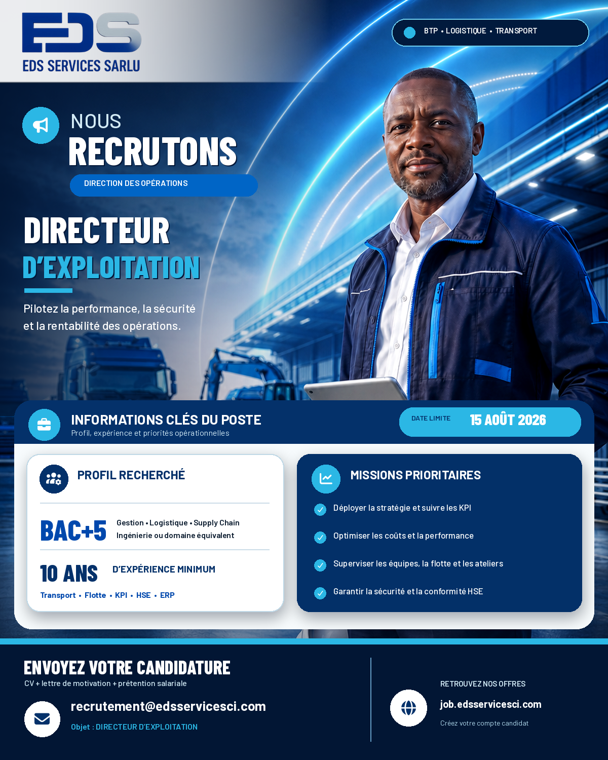 Visuel de l’offre DIRECTEUR D'EXPLOITATION