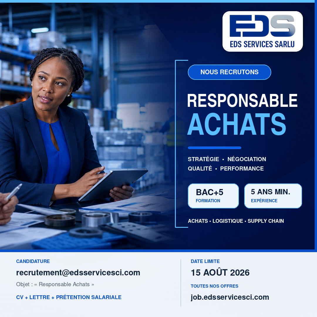 Visuel de l’offre RESPONSABLE ACHAT